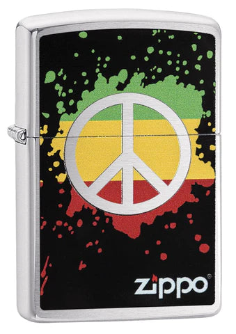 Zippo - Peace Splash Design