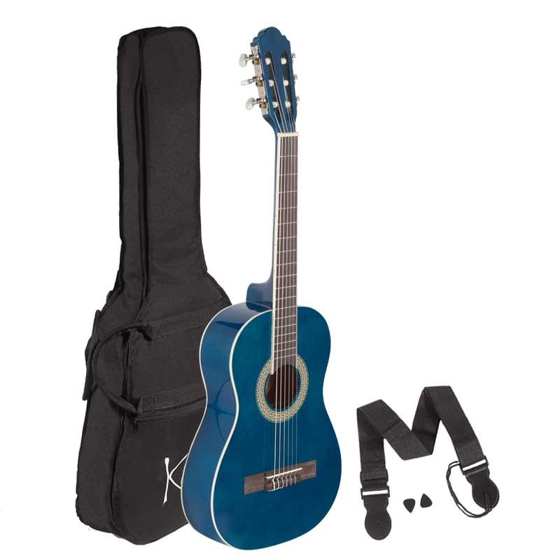 Koda 1/2 Classical Guitar Kit, nylon strings, spruce top, basswood B&S, 5mm gig bag, strap & picks included