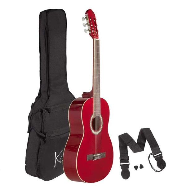 Koda 1/2 Classical Guitar Kit, nylon strings, spruce top, basswood B&S, 5mm gig bag, strap & picks included