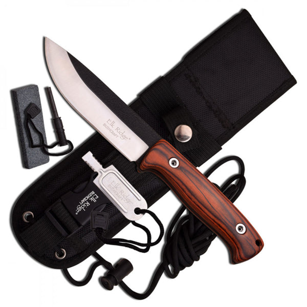 Elk Ridge ER-555 Fixed Blade Survival Knife 10.5 inch
