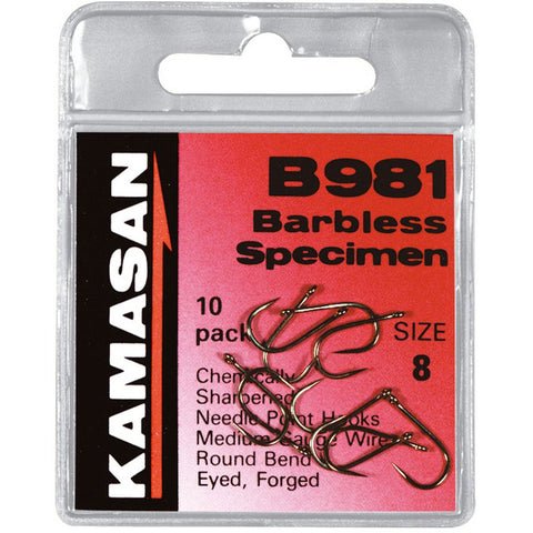 Kamasan B981 Specimen Eyed Hooks