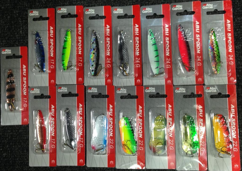 Abu Garcia Assorted Lures - Large Spoons