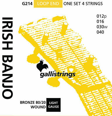 Gallistrings Tenor Banjo Strings Irish Tuning
