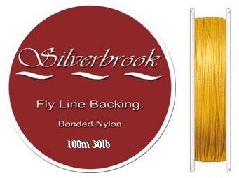 Silverbrook Salmon / Trout Backing Line 100m 20lb Hi-Vis Orange