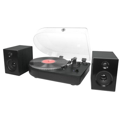 Steepletone Camden 2 Turntable & Speakers (Black)