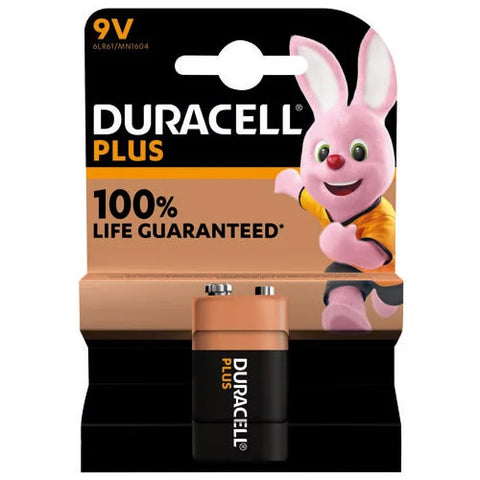 Duracell Plus 9V Battery Alkaline
