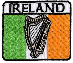 Irish Embroidered Patches