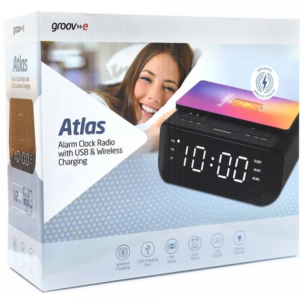 Groove Atlas Alarm Clock Radio