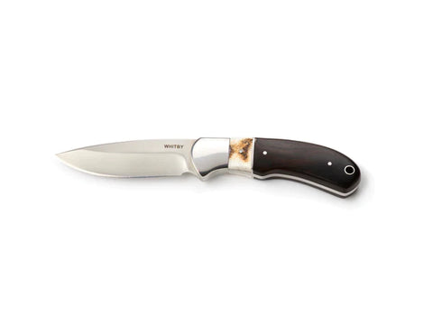 Whitby Sheath Knife Wood/Bone Handle 3.5" (HK262)