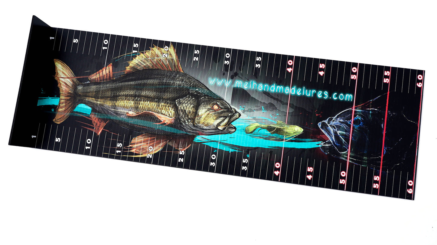 Mel's Handmade Lures - Perch measuring board – 60cm