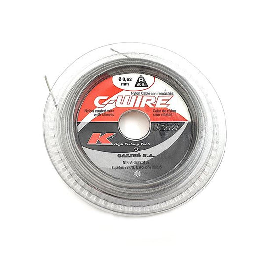 Kali Kunnan Clear Nylon Coated 60lb Wire