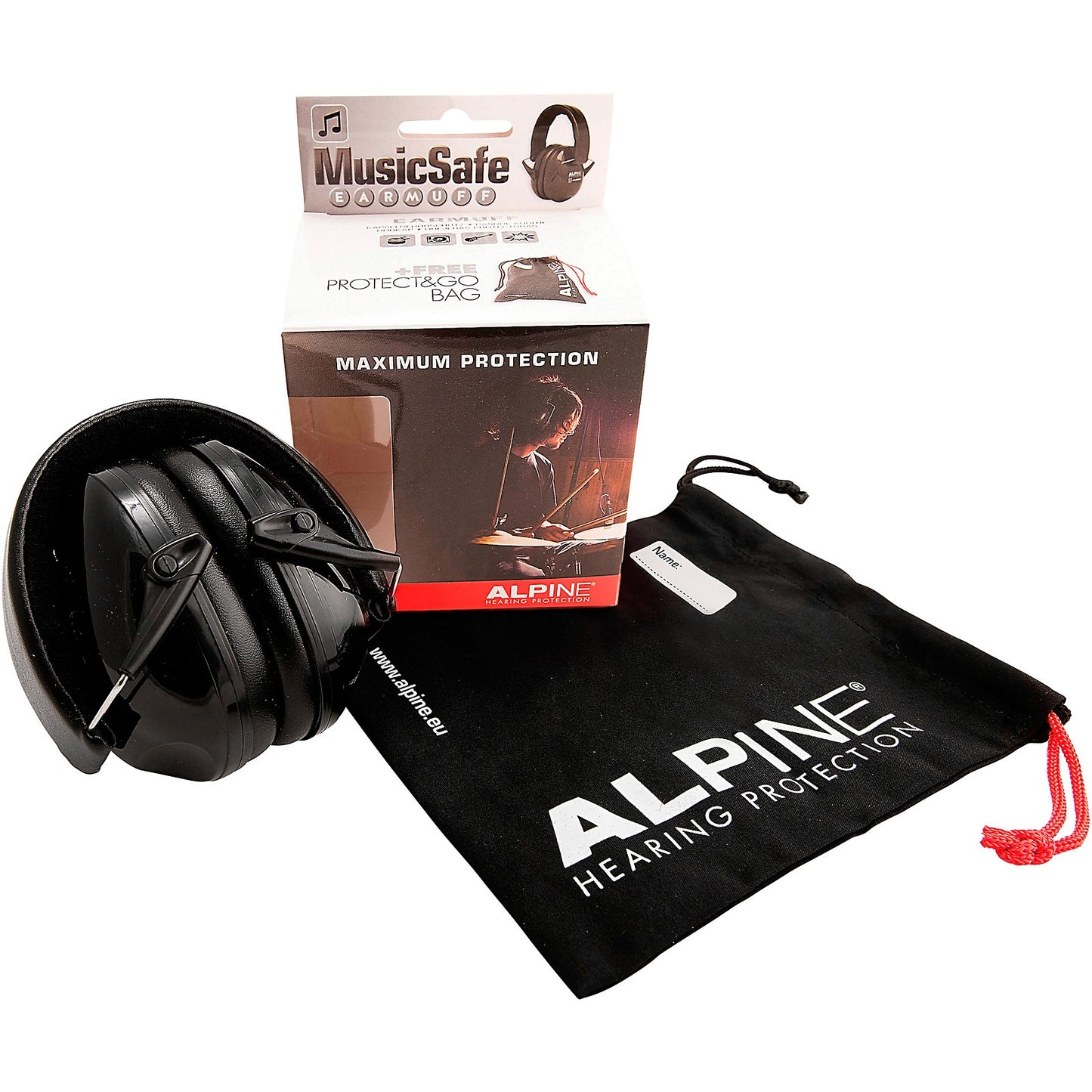 ALPINE MusicSafe Earmuff + FREE Protect & Go Bag