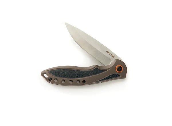 Whitby Lock Knife Grey Aluminium Handle 3.25" (LK425)