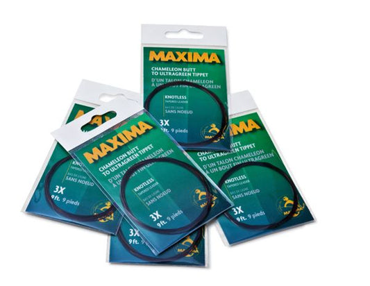 Maxima Knotless 9ft Leaders