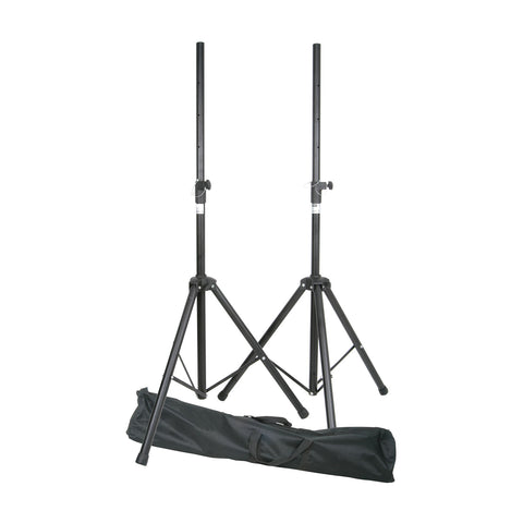 QTX Speaker Stand Pair with Carry Bag