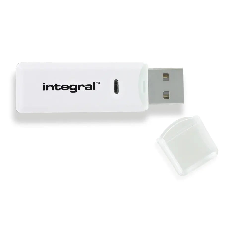 Integral USB 2.0 Card Reader Dual Slot SD MSD
