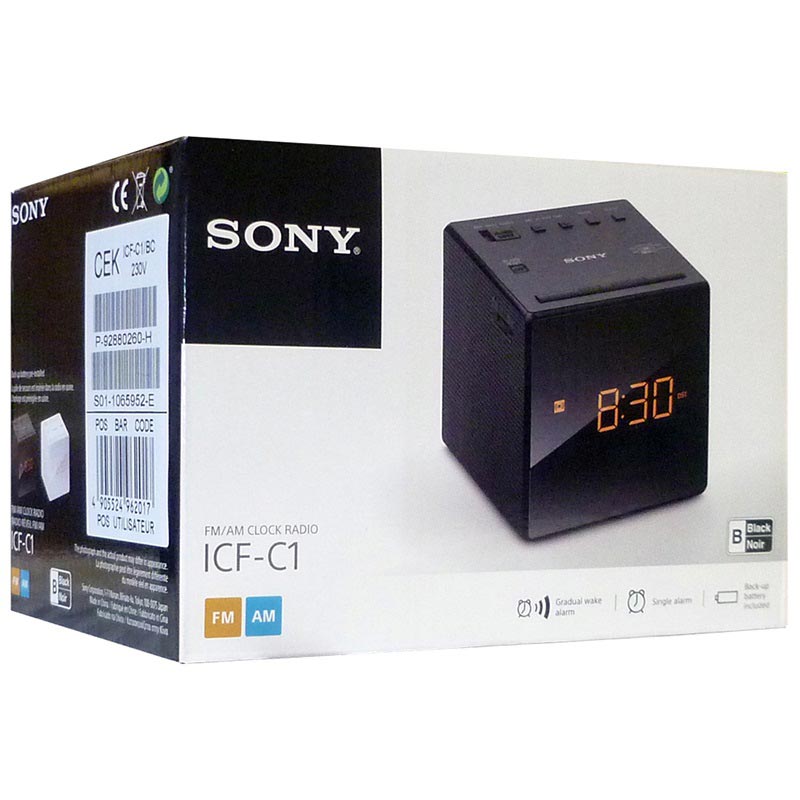 Sony AM/FM Alarm Clock Radio (ICF-C1)