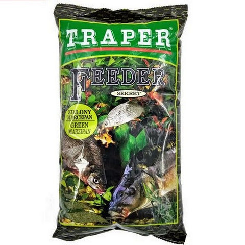 Traper Feeder Secret Groundbait - Green Marzipan 1kg