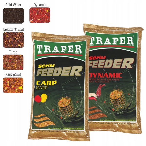 Traper Feeder Series Groundbait (Dynamic, Bream & Turbo) - 1kg & 2.5kg