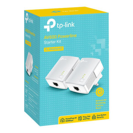 TP-Link Nano AV600 Powerline WiFi Range Extender UK Plug (TL-PA4010KIT)