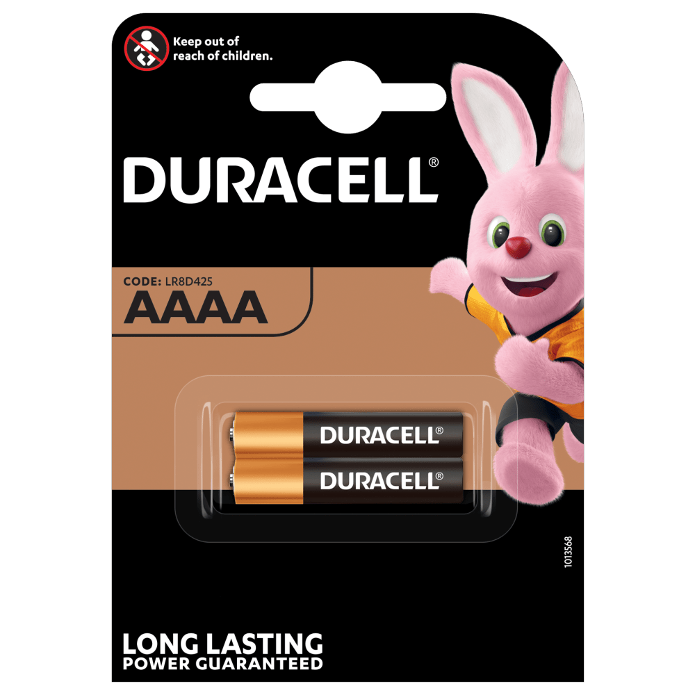 Duracell AAAA Batteries (2 Pack)