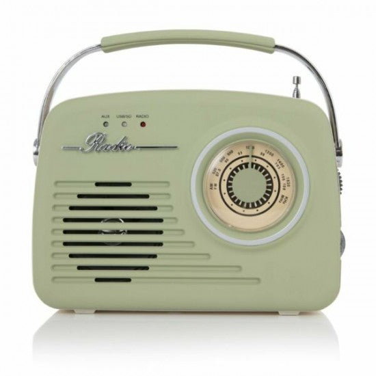Akai A60014V Am/Fm Vintage Retro Radio - With Sd And USB Input