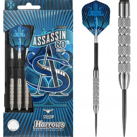 Harrows 'Assassin' (Std) 80% Tungsten Steeltip Darts