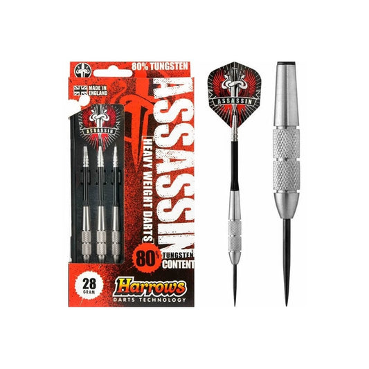 Harrows 'Assassin' -  (Heavy) 80% Tungsten Steel Tip Darts