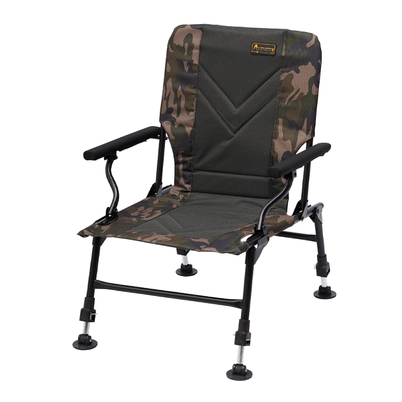 Prologic Avenger Relax Camo Chair w/ Armrest & Covers