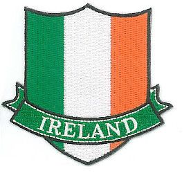 Irish Embroidered Patches