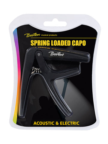 Boston Spring Loaded Capo for Acoustic & Electric