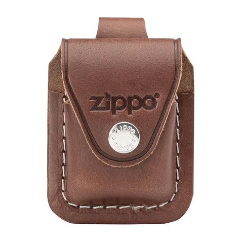 Zippo Leather Belt Loop Pouch (Black & Brown)