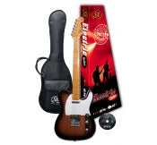 SX STL50 Electric Tele Guitar Pack - 2 Tone Sunburst