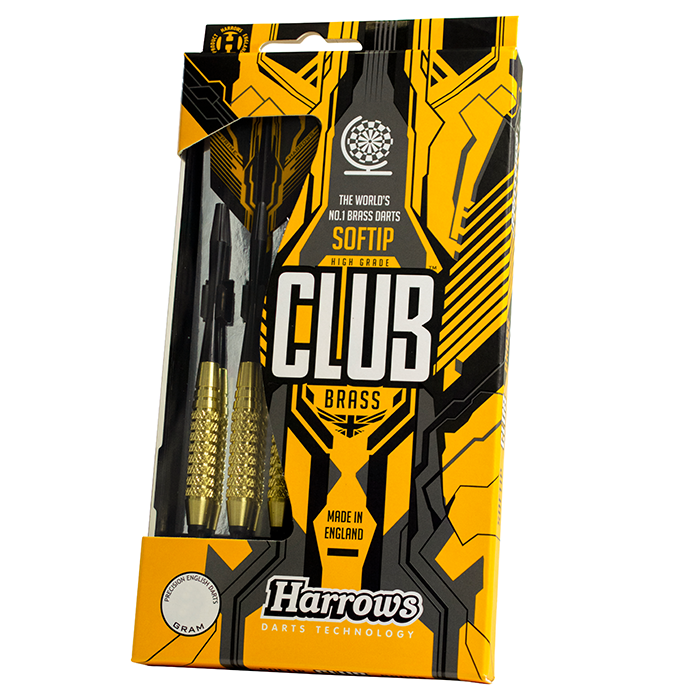 Harrows 'Club Brass' High Grade Steel Tip Darts.