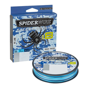 SpiderWire Stealth Smooth 8 - Blue Camo (150m) – DENNISTONS