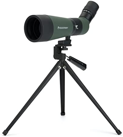 LANDSCOUT 12-36X60mm Angled Zoom Spotting Scope w/Table-Top Tripod & Carry Case