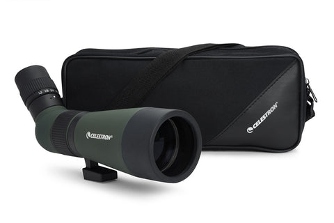 LANDSCOUT 12-36X60mm Angled Zoom Spotting Scope w/Table-Top Tripod & Carry Case