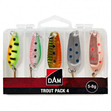 DAM Trout Spoons Pack 4, 6-10g
