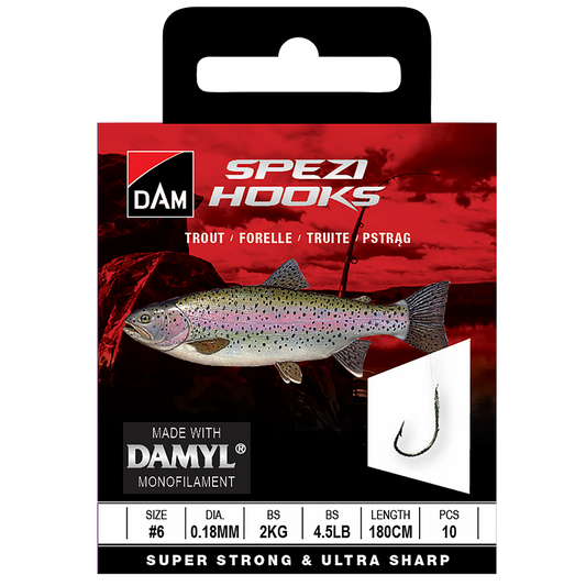 DAM Spezi Trout Hook 180cm / 10pcs