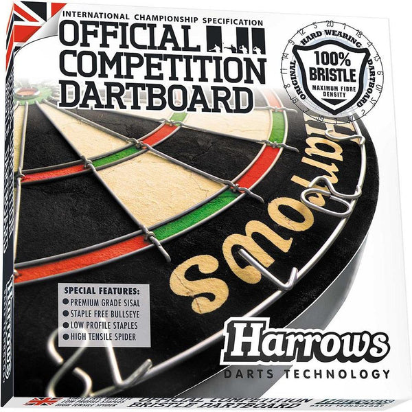Harrows Official Competition Bristle Dartboard