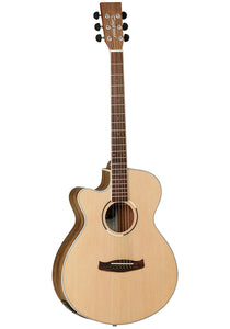 Tanglewood Discovery Super Folk Acoustic Guitar Left Handed - DBT SFCE PW