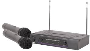 QTX Dual Handheld Microphone VHF Wireless System