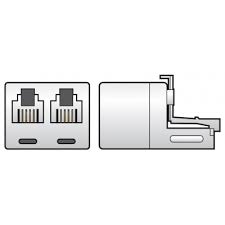 Phone Adapter RJ11 Splitter 2 Outputs