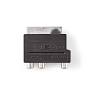 SCART Adaptor - 3 Phone to Scart Socket (Switchable)