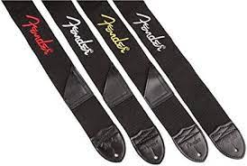 Fender 2 Black Poly Strap (Various Colours)