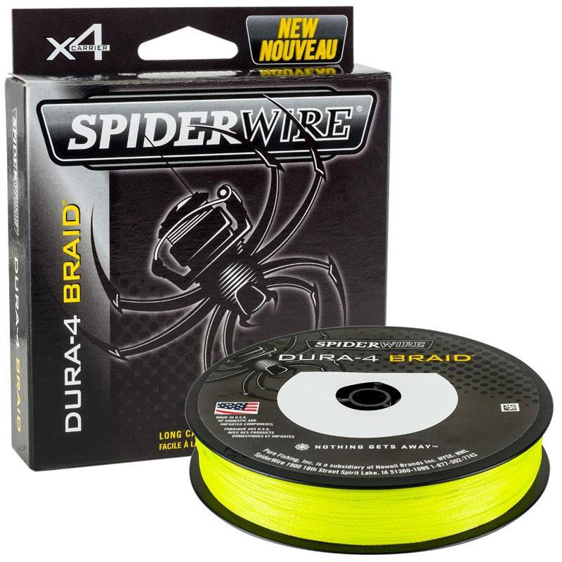 SpiderWire Dura 4 Braid - Hi-Vis Yellow (150m)