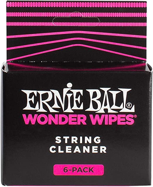 Ernie Ball Wonder Wipes String Cleaner - 6pk