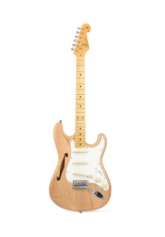 SX Ash Series Thinline Tele Electric Guitar | Natural