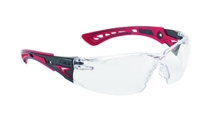 Bollé RUSH+ Clear Glasses Large - Red