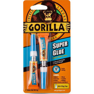 Gorilla Super Glue 2 x 6g tubes